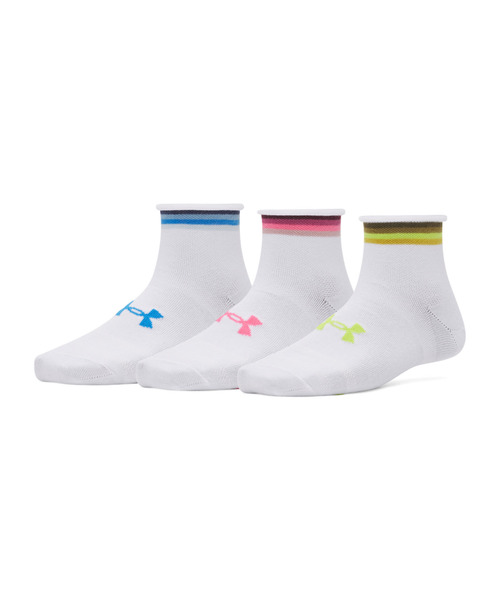 UAエッセンシャル ノベルティ クオーター ソックス （3足セット）（トレーニング/WOMEN）
