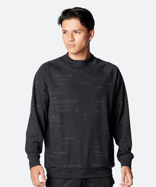 UAジャカード 二ット クルーネック シャツ(トレーニング/MEN)