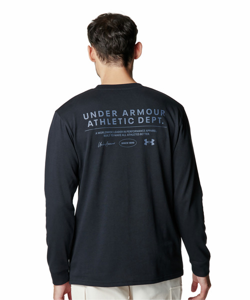 UAヘビーウエイト ロゴ グラフィック ロングスリーブ Tシャツ(ライフスタイル/MEN)