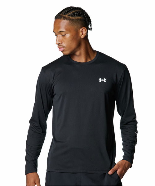 UAテック ロゴ グラフィック ロングスリーブ Tシャツ（トレーニング/MEN）