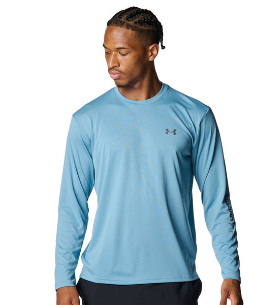 UAテック ロゴ グラフィック ロングスリーブ Tシャツ（トレーニング/MEN）