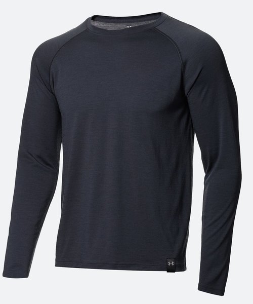 UAウール ロングスリーブ Tシャツ（ランニング/MEN）