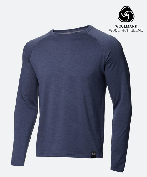 UAウール ロングスリーブ Tシャツ(ランニング/MEN)