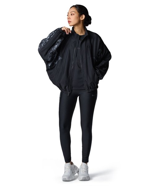 UA���b�V�� ���C�i�[ �E�[�u�� �v�����g �t���W�b�v �W���P�b�g�i�g���[�j���O/WOMEN�j