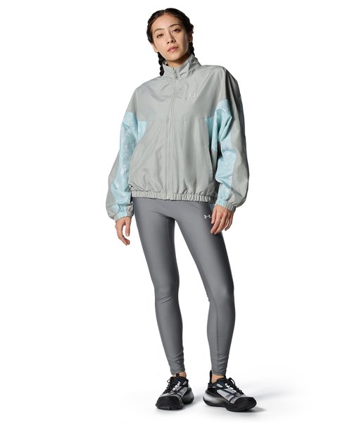 UA���b�V�� ���C�i�[ �E�[�u�� �v�����g �t���W�b�v �W���P�b�g�i�g���[�j���O/WOMEN�j