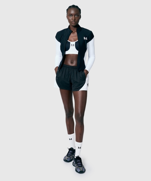 UA �~ MS�q�[�g�M�A �����O�X���[�u �t���W�b�v �g���b�N �W���P�b�g�i�g���[�j���O/WOMEN�j