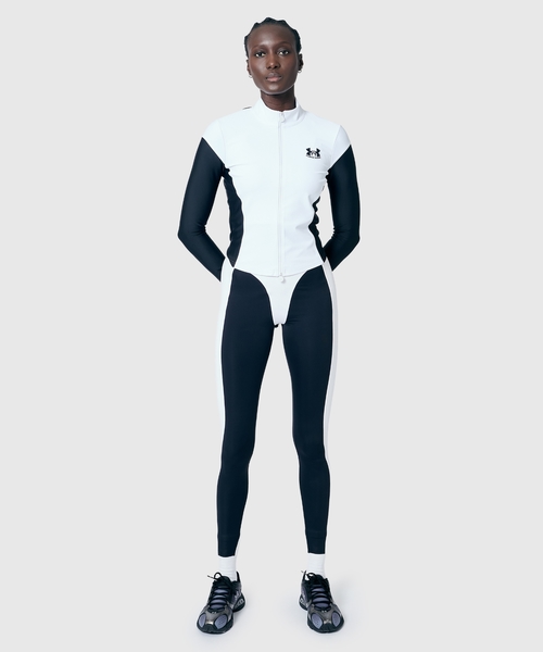 UA �~ MS�q�[�g�M�A �����O�X���[�u �t���W�b�v �g���b�N �W���P�b�g�i�g���[�j���O/WOMEN�j
