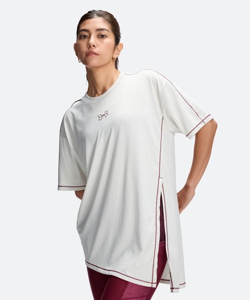 UA�e�b�N �I�[�o�[�T�C�Y�h �^�C�h �A�b�v �V���[�g�X���[�u T�V���c�i�g���[�j���O/WOMEN�j