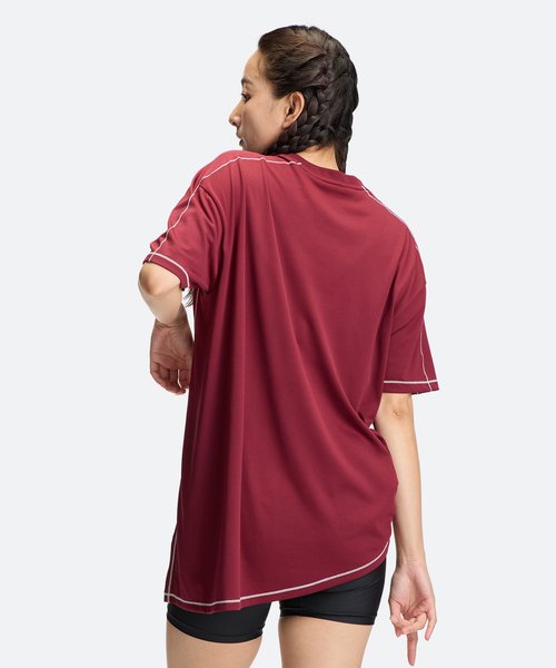 UA�e�b�N �I�[�o�[�T�C�Y�h �^�C�h �A�b�v �V���[�g�X���[�u T�V���c�i�g���[�j���O/WOMEN�j
