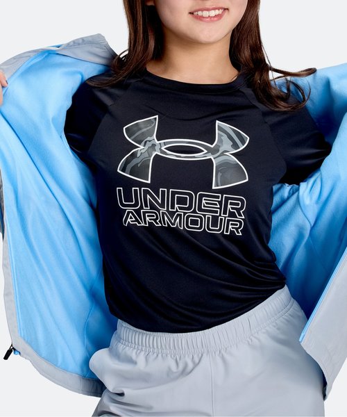 UA�C���T���[�e�b�h �t���W�b�v �W���P�b�g�i�g���[�j���O/BOYS�j