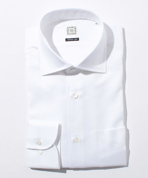 長袖シャツ（ツイル）　ホワイト
