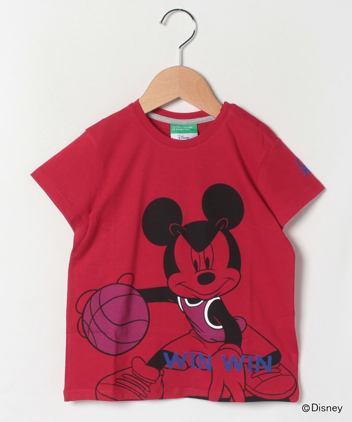 ディズニー Disney コラボ スポーツミッキーマウスtシャツ カットソー ボーイズ ベネトン オンラインストア Benetton公式通販