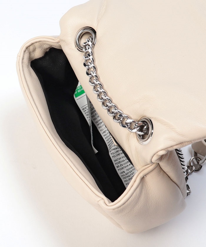 キッズBENETTONマーク入りフェイクレザーミニショルダーバッグG 
