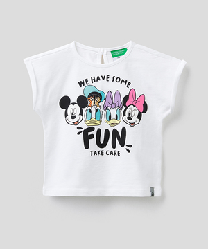 【Disney（ディズニー）コラボ】キッズミニーマウス＆フレンズ半袖Tシャツ・カットソーG