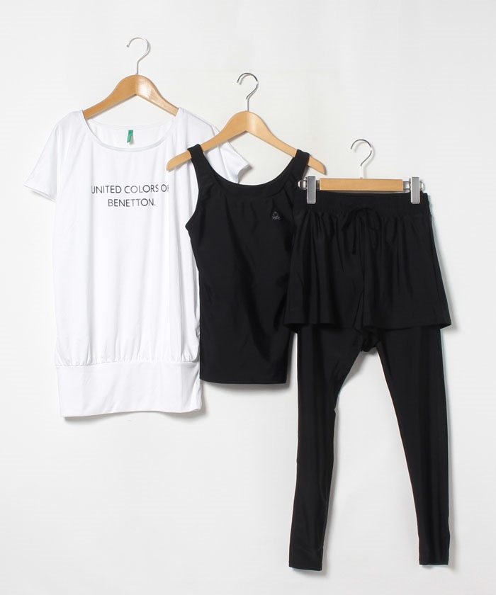 レギンス付き4点セットワンピース スポーツウェア レディース ベネトン オンラインストア Benetton公式通販