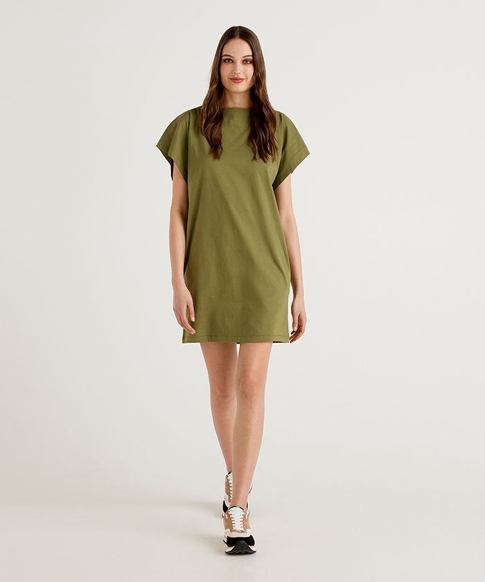 スラッシュドネックワンピース レディース ベネトン オンラインストア Benetton公式通販 スラッシュドネックワンピース レディース ベネトン オンラインストア Benetton公式通販