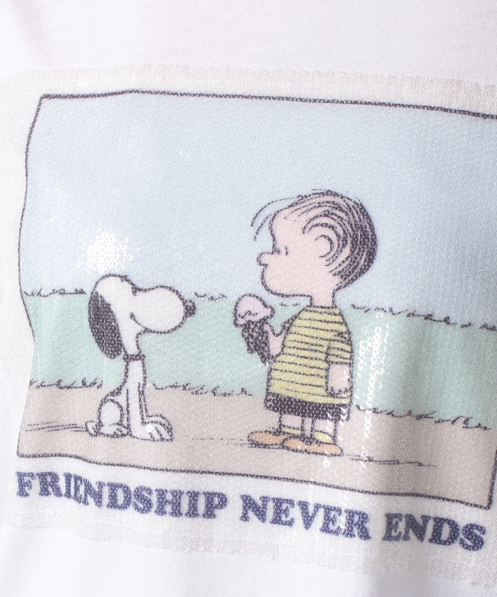 Peanutコラボ スヌーピー キャラクターモチーフtシャツ カットソー レディース ベネトン オンラインストア Benetton公式通販