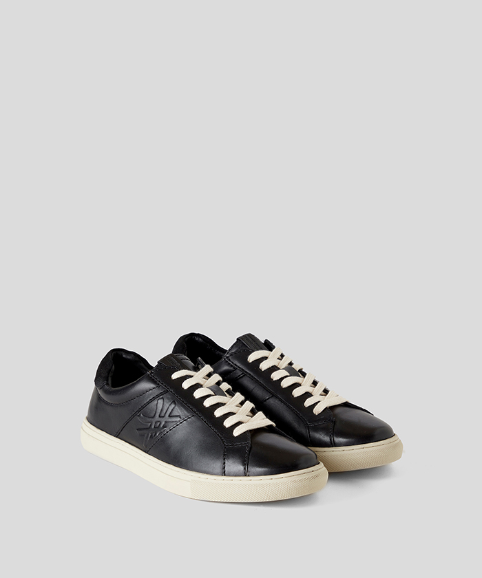 ロゴデザインレザースニーカー レディース ベネトン オンラインストア Benetton公式通販