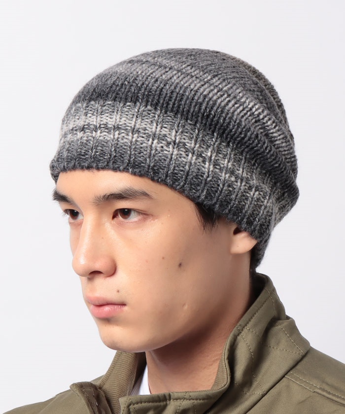 ウール混グラデーション配色ニット帽 ワッチキャップ メンズ ベネトン オンラインストア Benetton公式通販