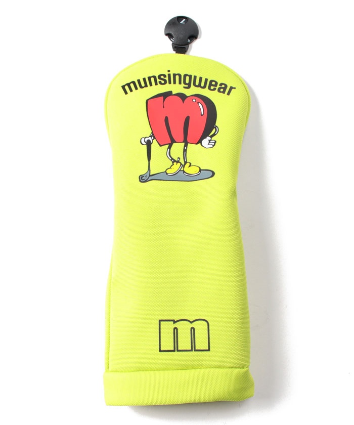 MQAVJG31-WH00 マンシングウェア キャラクタープリントヘッドカバー フェアウェイウッド用（ホワイト） Munsingwear  ENVOYコレクション ヘッドカバー | east-wind.jp