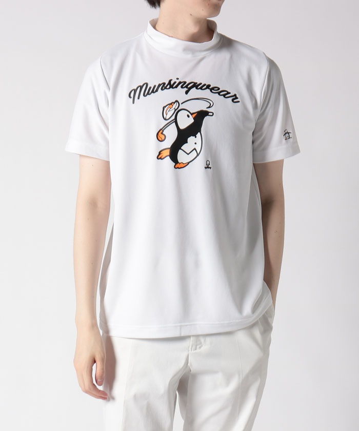 ENVOY|3Colors Penguin Logo】スイングペンギン モックネック半袖