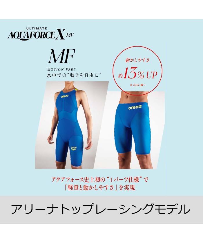 【選手着用モデル】【MF】アルティメットアクアフォースX MF ハーフスパッツフラットクロスバック（WA承