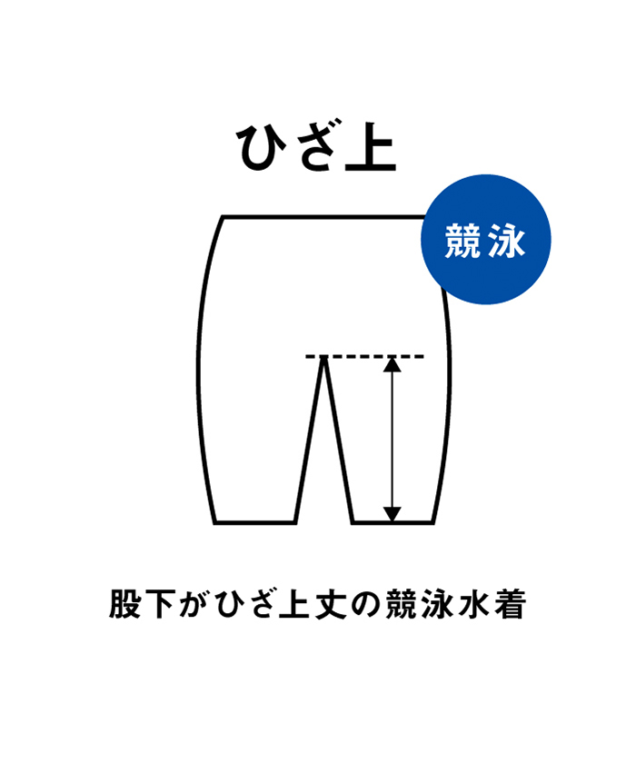 WA承認】アクアフォースフュージョントライ ジュニアハーフスパッツ