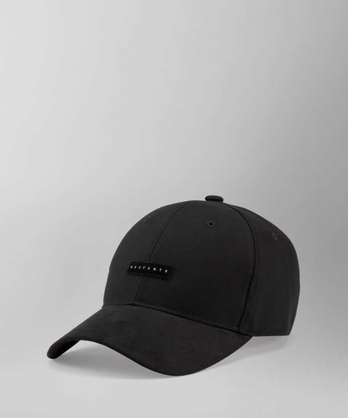 キャップ　スマイル柄　ロゴ　帽子　ユニセックス　　黒