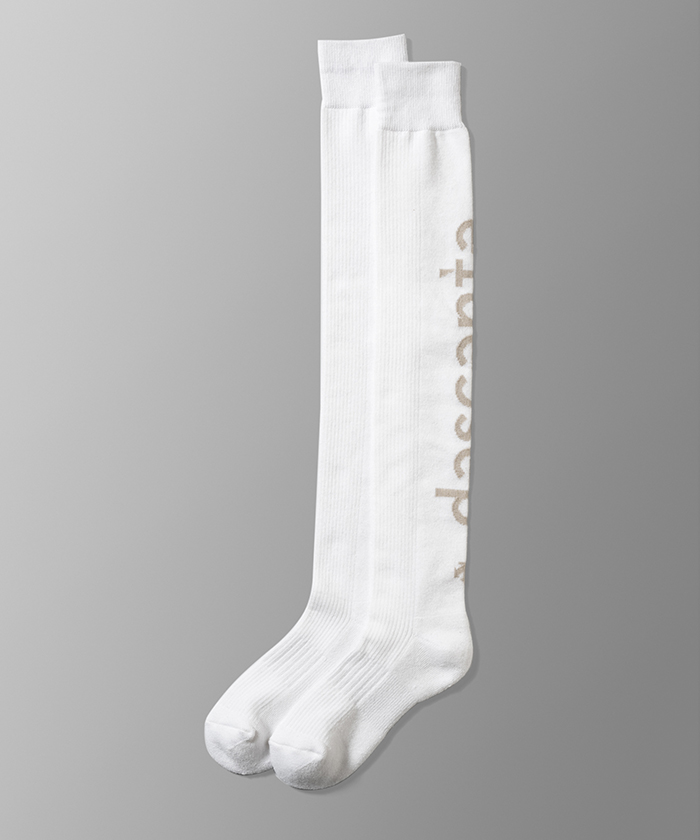 MASU angel monogram socks white - レッグウェア