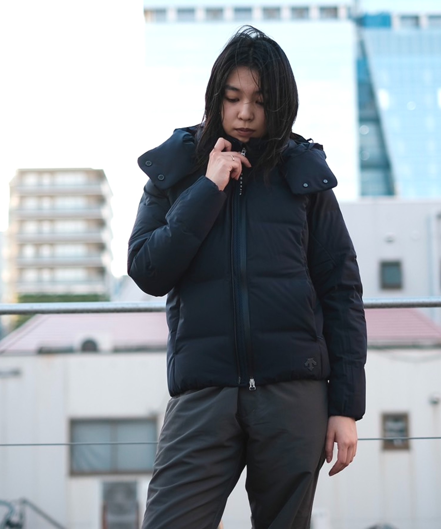 水沢ダウン DESCENTE ALLTERRAIN アンカー