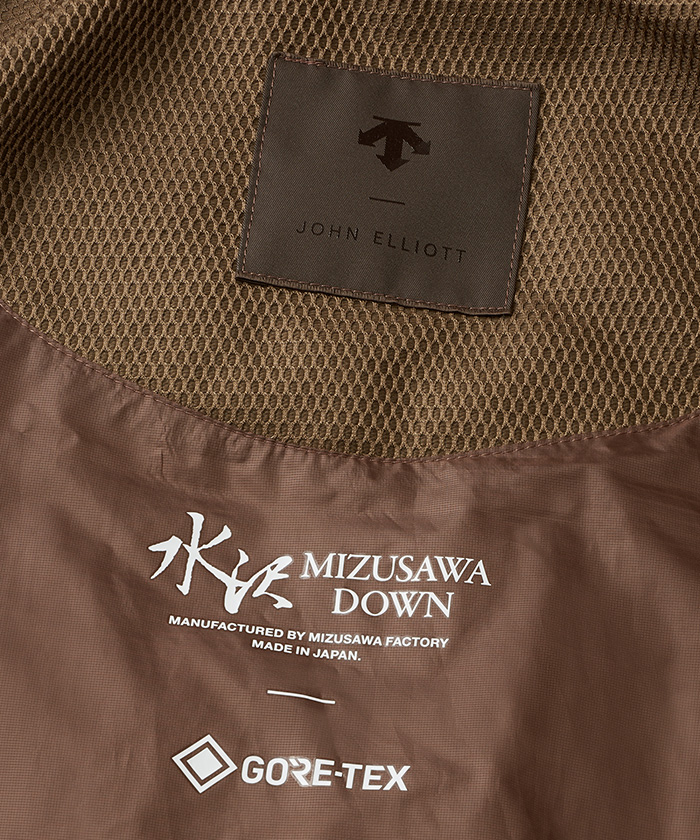 JOHN ELLIOTT x MIZUSAWA DOWN JACKET ｜【デサント公式通販】デサント