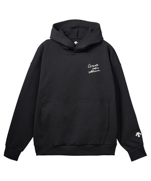 デサント パーカー スウェット バレーボール 国体 ブラック ブルー