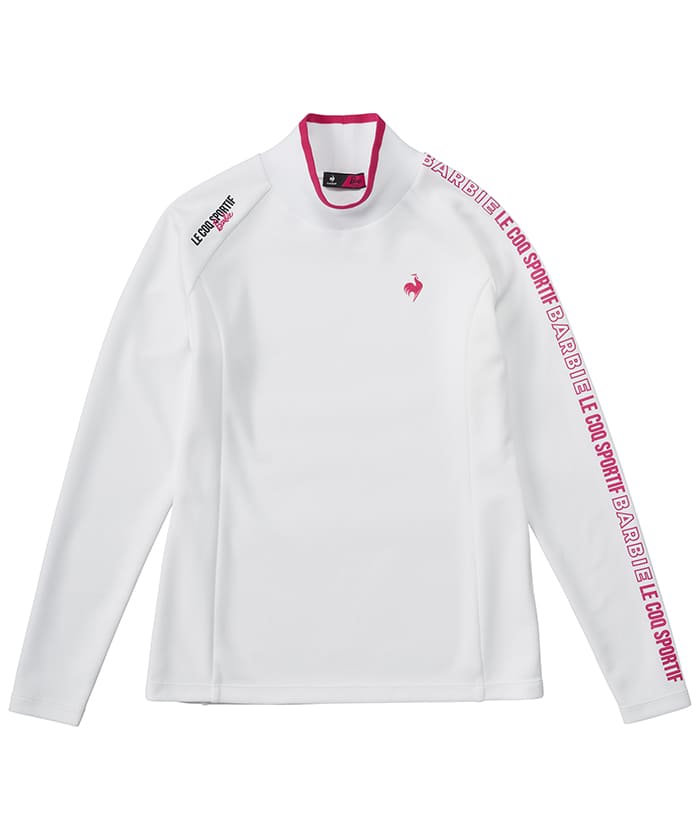 【Barbie(TM)×le coq sportif】バービー ハイネックシャツ【RIJOUME/リジューム】（ストレッチ/ECO)