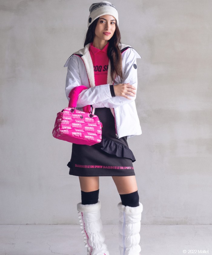 【Barbie(TM)×le coq sportif】バービー 裏起毛フリルスカート