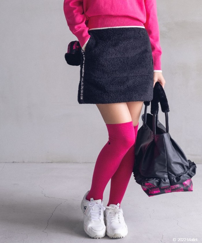 【Barbie(TM)×le coq sportif】バービー ボア中わたスカート