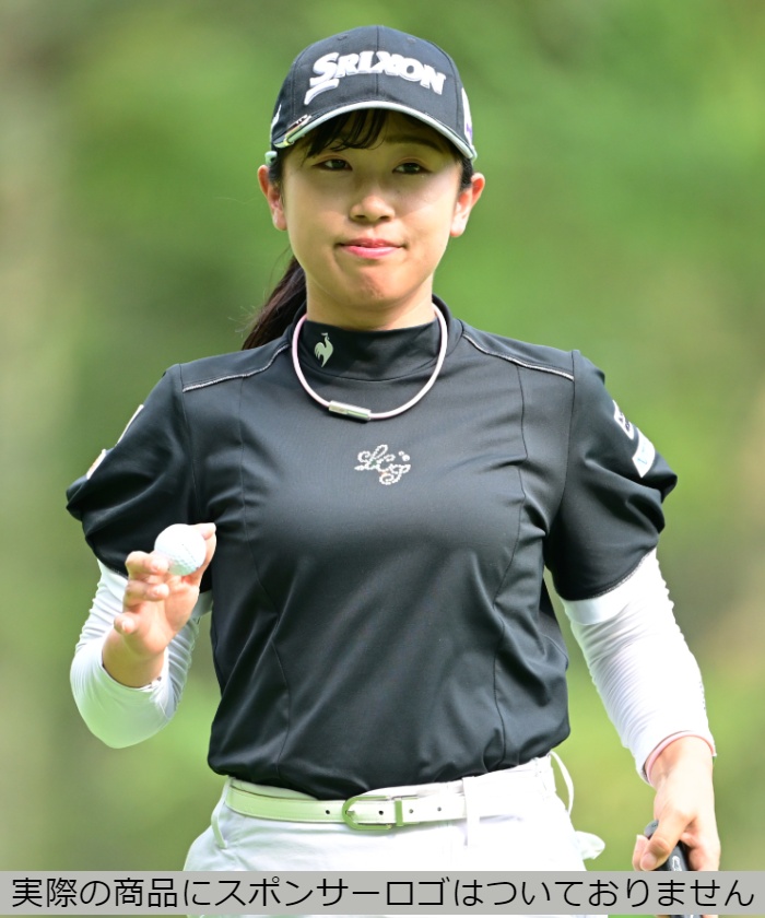 2023JLPGAツアー菅沼菜々プロ優勝時着用】モックネック半袖シャツ