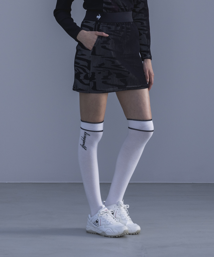 3Dジャガードニットスカート(スカート丈40cm)【RIJOUME/リジューム】