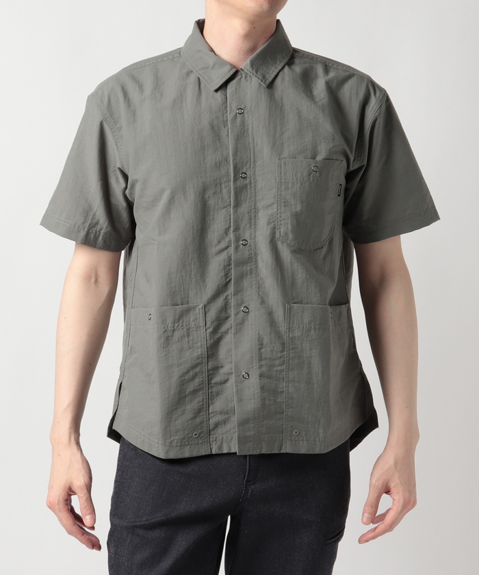 【セットアップ対応商品】St Open Collar Shirt / エスティ―オープンカラーシャツ