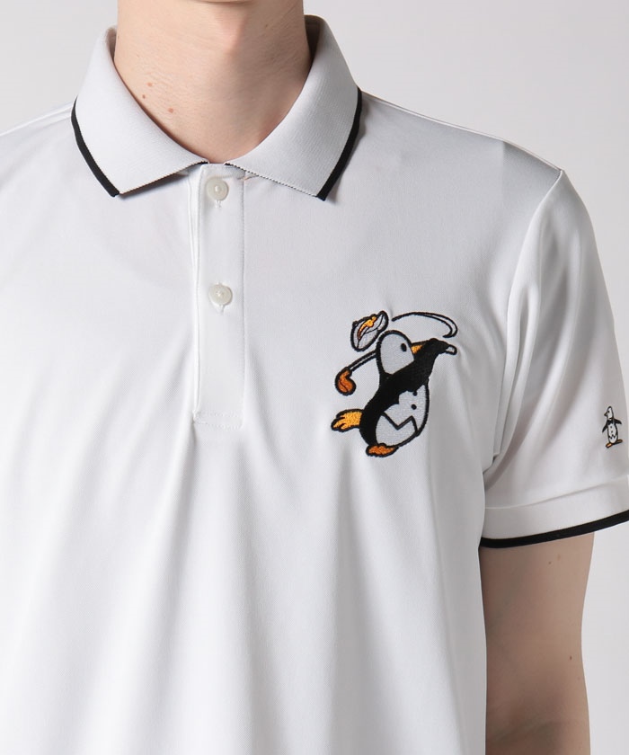 ENVOY|3Colors Penguin Logo】襟裏ロゴワンポイントポロシャツ