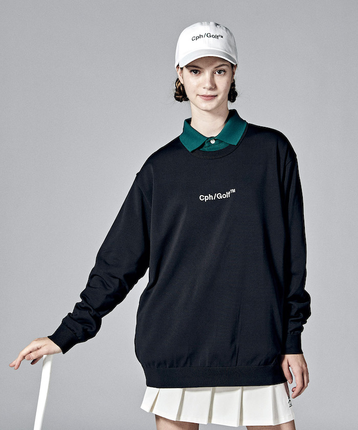 Captains Helm Golf Cph Golf Jaquard Mock Neck Ls Tee キャプテンズ 