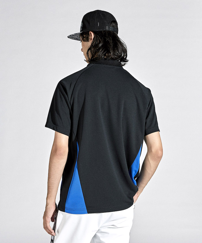ENVOY】MOTION3D吸水速乾ストレッチブロッキング半袖シャツ 