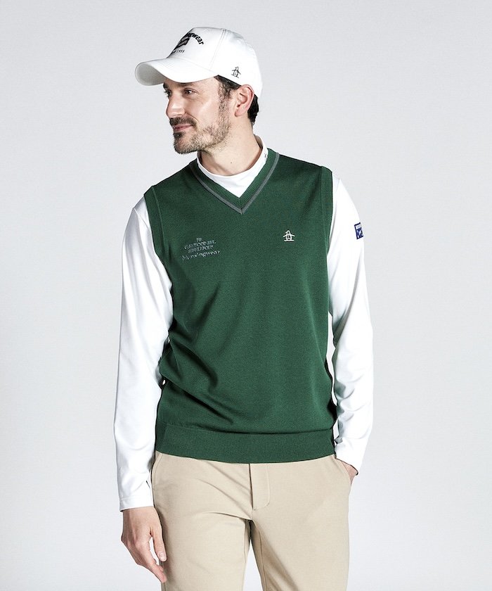 Vネックニットベスト ｜【デサント公式通販】デサントストア-DESCENTE  