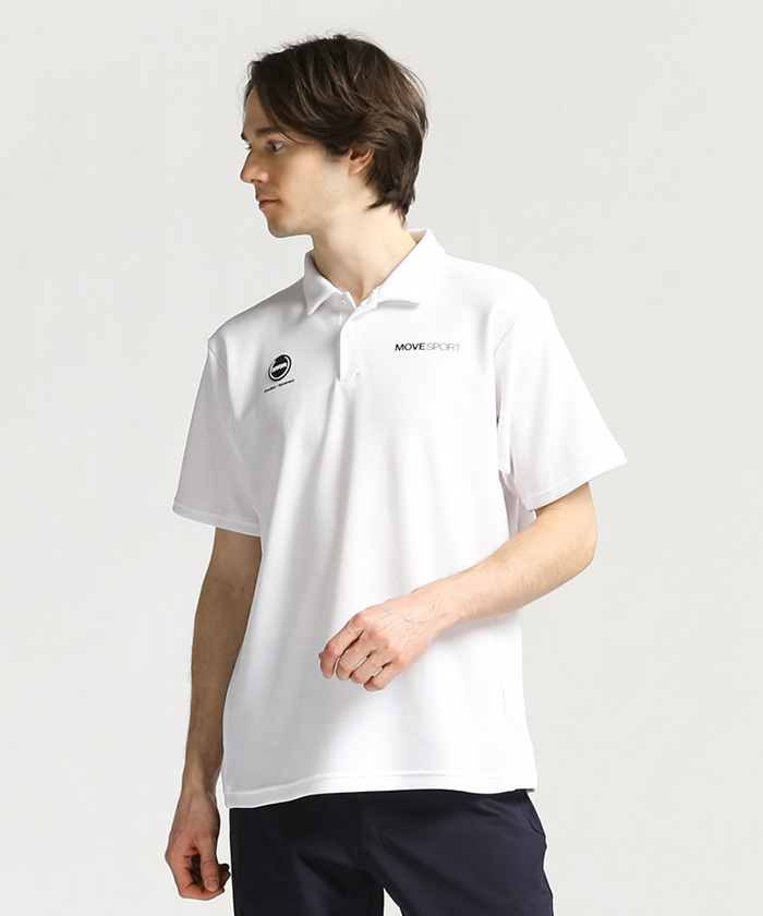 美品 デサント ゴルフ スポーツ シャツ ポロシャツ ネイビー Mサイズ