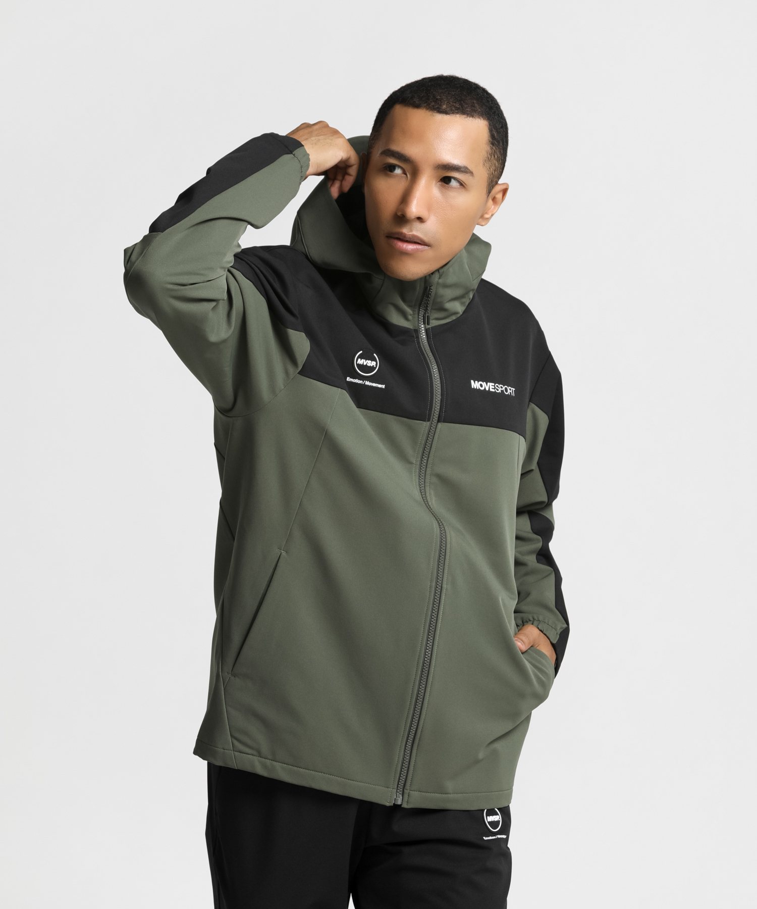 デサント DESCENTE フルジップフーディー DMMWJF13