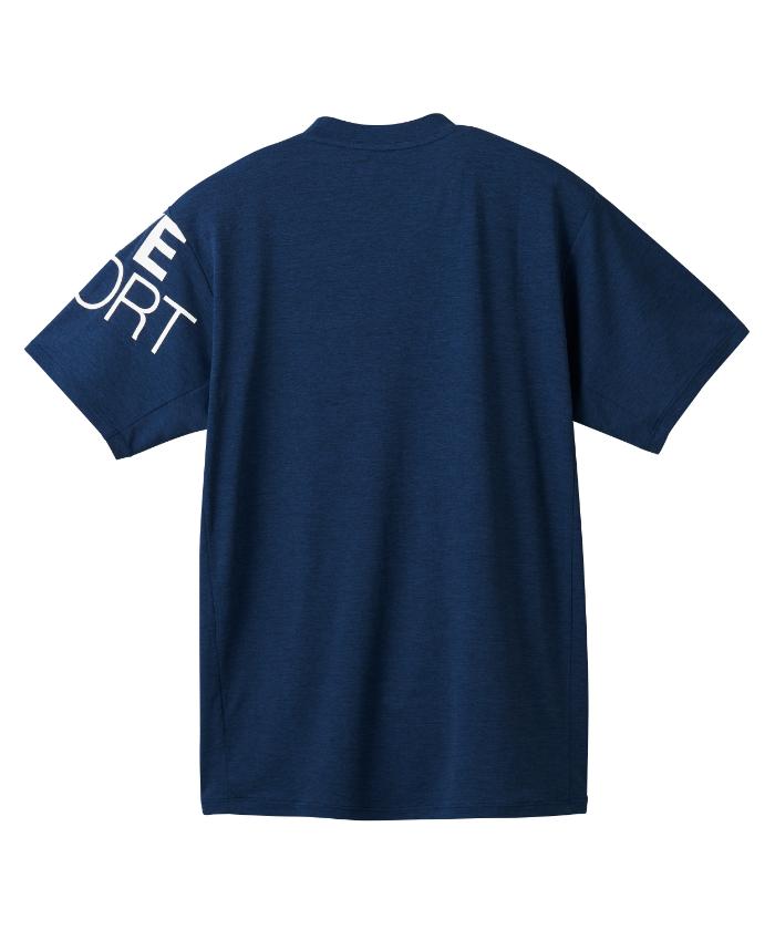 【デサント / Tシャツ】 SUNSCREEN TOUGH ソフトハイゲージ ショートスリーブシャツ / NVM / M