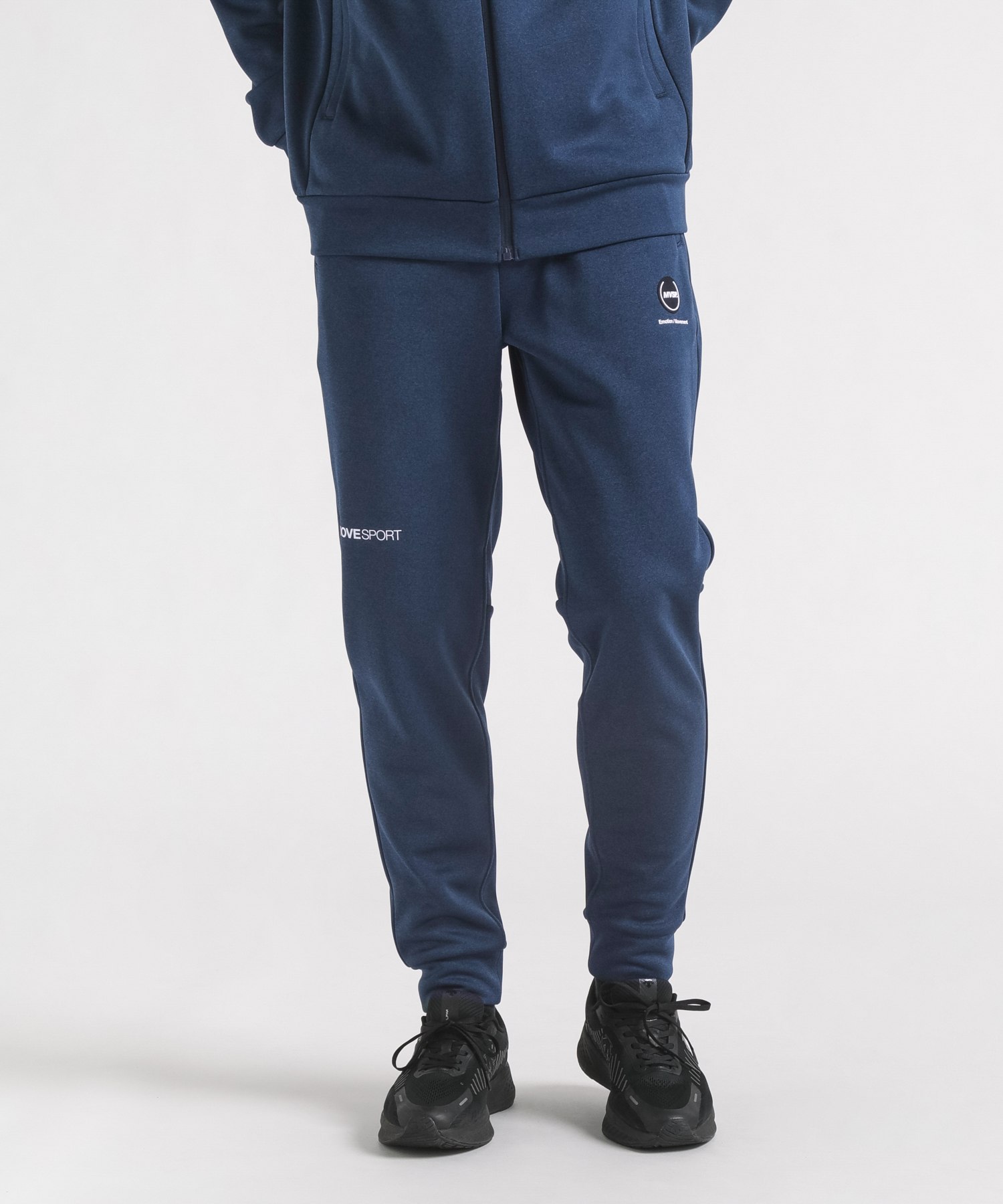 ジョガーパンツ 青 白 黒 ジャージ スウェット メンズ レディース 青XL 
