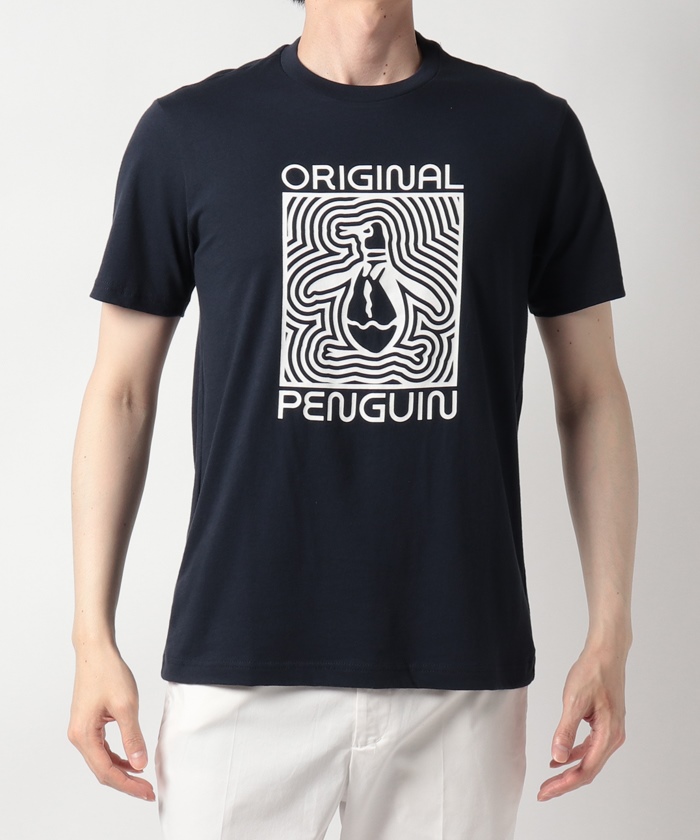 グラフィックペンギンTシャツ