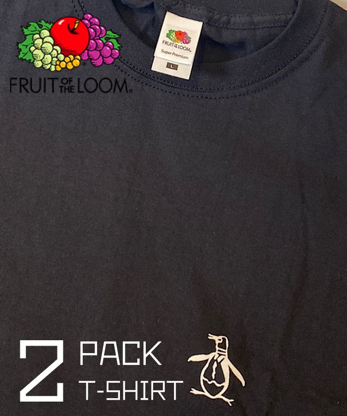 フルーツ・オブ・ザ・ルーム×ペンギン　コラボレーション2パックTシャツ