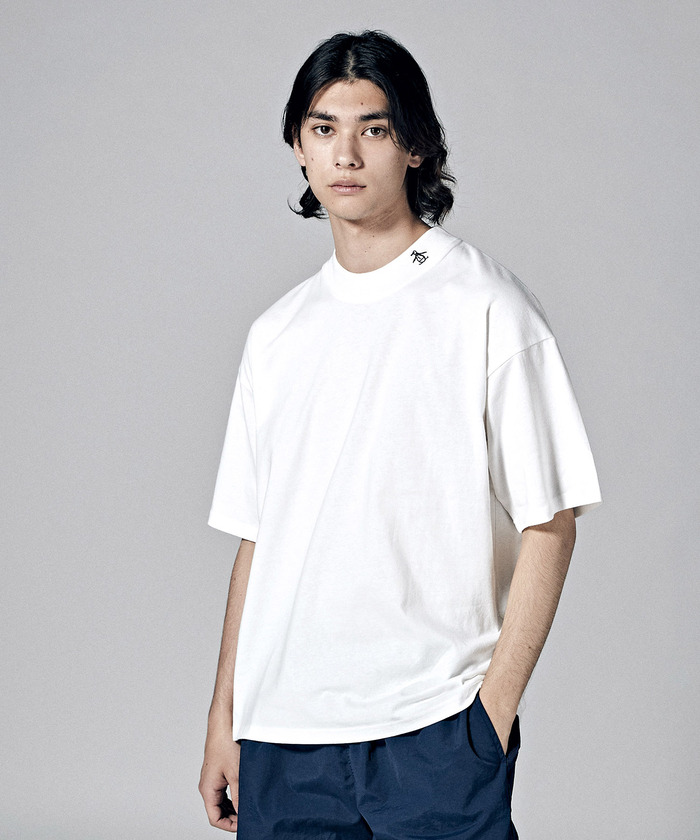 【NEW VINTAGE GOLF】Penguin mock neck T－shirt