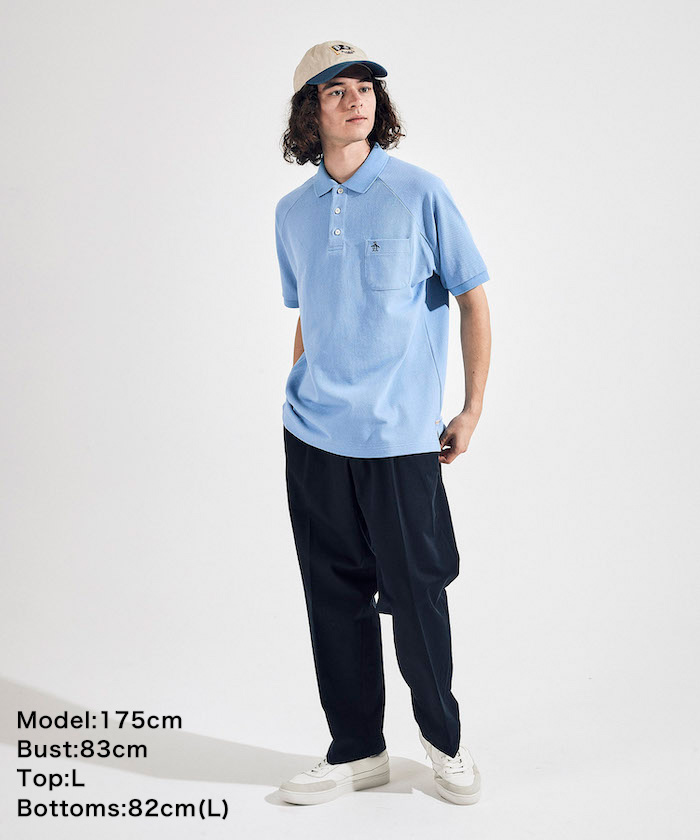 STYLE 2844 U.S.A.COTTON POLO SHIRT 60'S RAGLAN SLEEVE / スタイル 